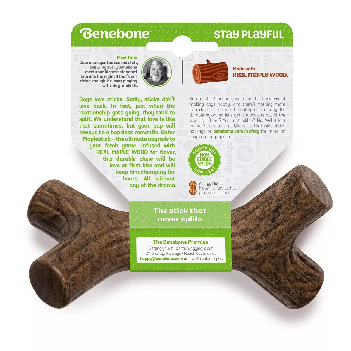 Benebone Maple Stick Dog Toy - S