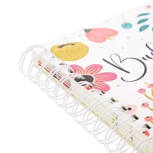 Paper Junkie 12 Month Money Budget Planner Spiral Organizer Notebook 24 Inner Pockets, 5