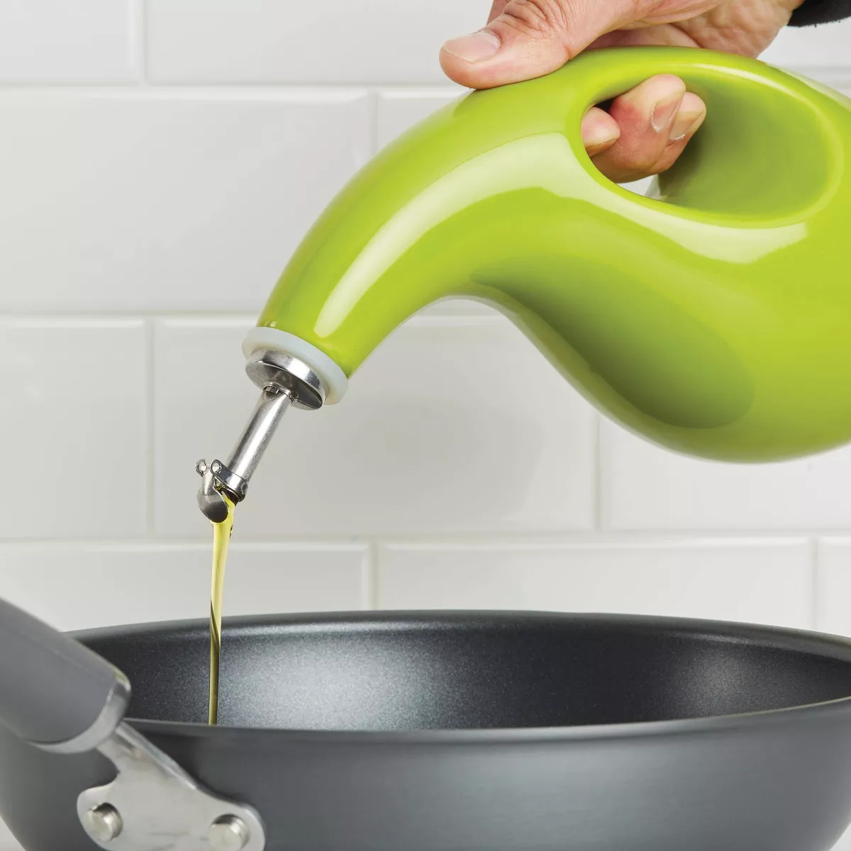 Rachael Ray 24oz Extra Virgin Olive Oil Dispenser Bottle Green