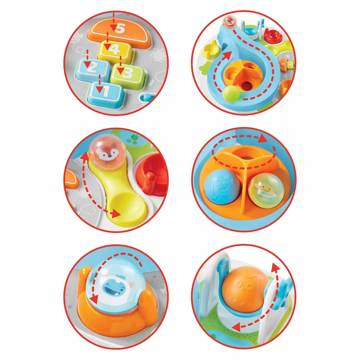 Skip Hop E&M Lets Roll Activity Table