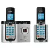 VTech DS6621-2 DECT 6.0 Connect to Cell Answering System with Caller ID/Call Waiting, Silver/Blk, 2 Handsets