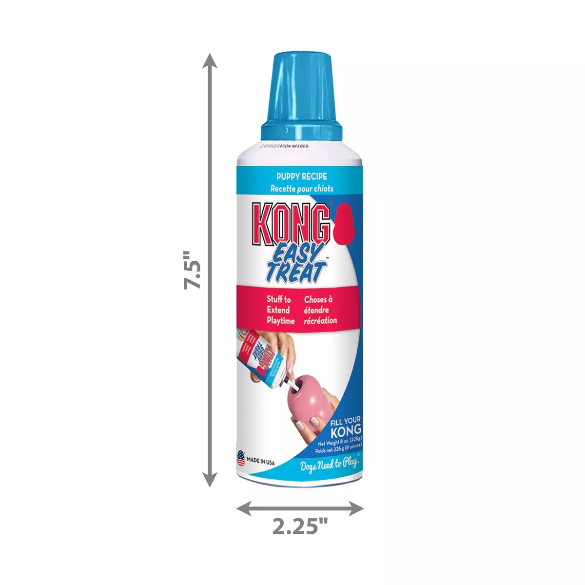 KONG Easy Treat Chicken Puppy Dog Treats - 8oz
