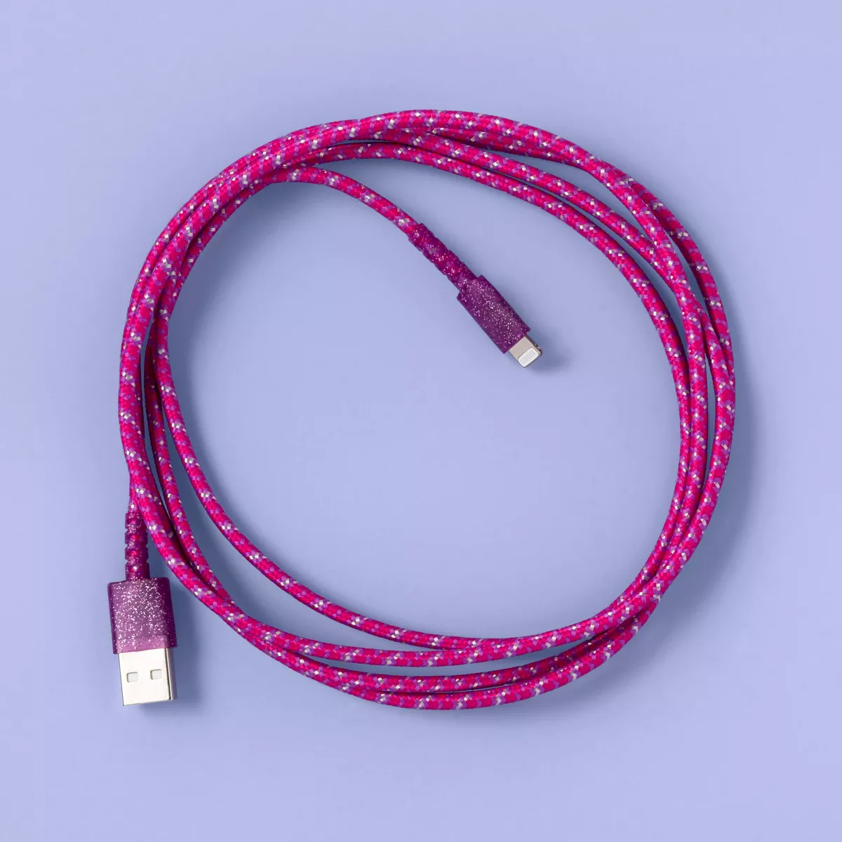 Lightning to USB-A 6' - More Than Magic™ - Purple/Pink
