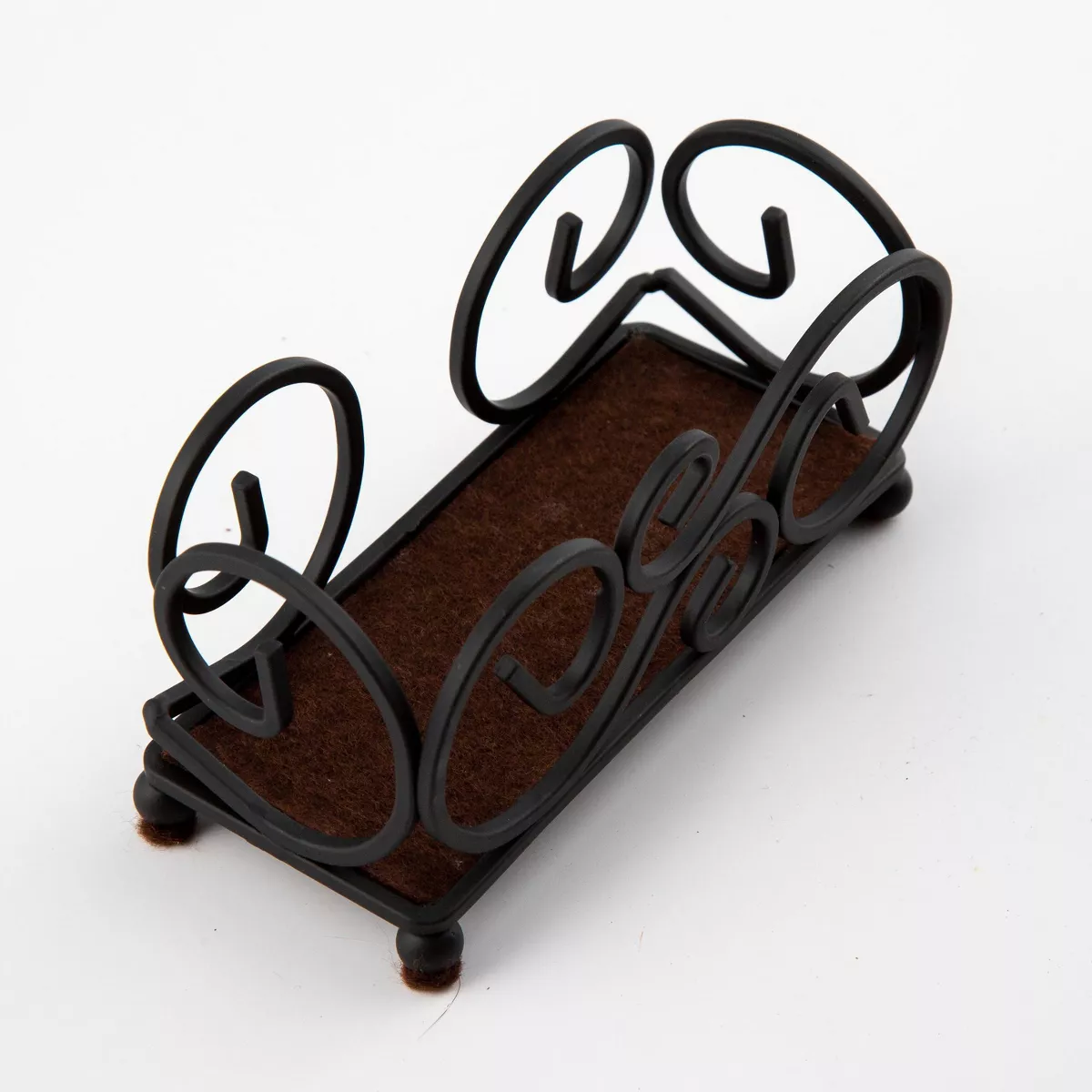 Thirstystone Scroll Coaster Holder - Black