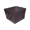 Simplify Large Woven Storage Bin Brown