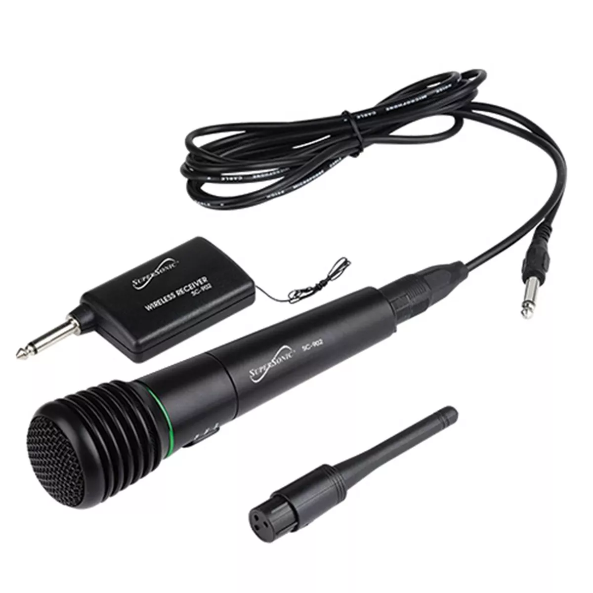 Supersonic 2 in 1 Wireless/Wired Professional Microphone