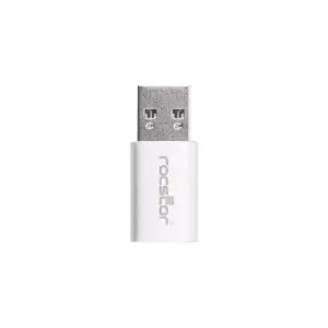 Rocstor Premium USB 3.0 to USB C Slim Aluminum Adapter - USB Type-C - 1 x Type 1 x USB 3.0 Type Male - 1 x Type C Female USB - Aluminum Case