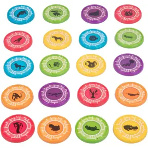 Jazwares Wild Kratts Creature Power Disc Holder Set Toy, 20 Discs - Chris