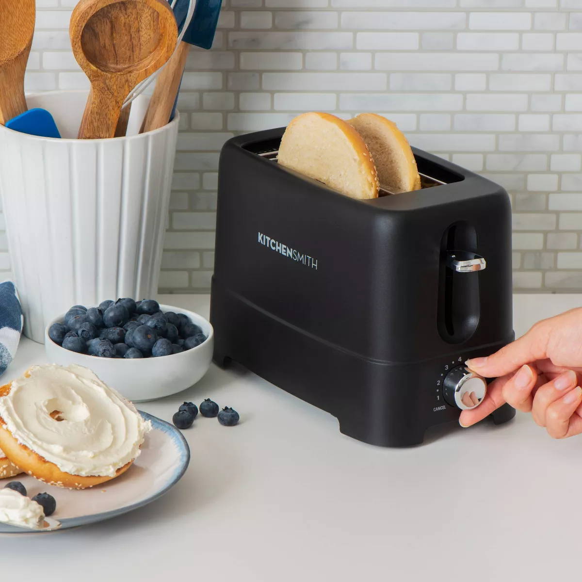 KitchenSmith by BELLA 2 Slice Toaster