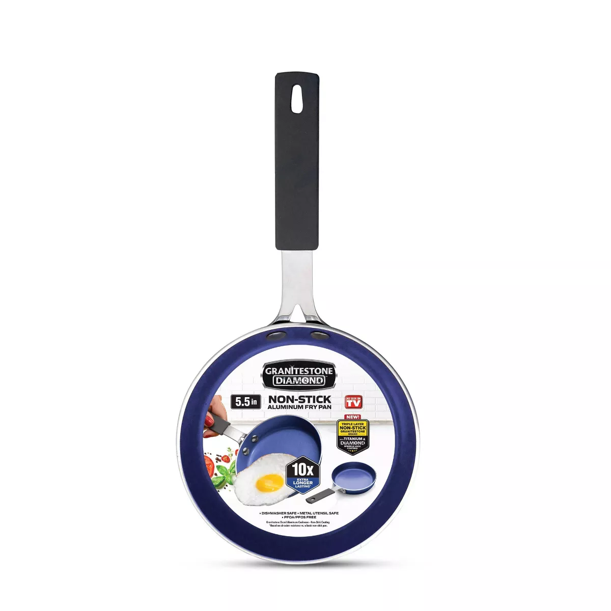 Granitestone Blue 5.5" Saute Pan