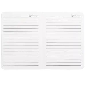 Paper Junkie 6-Pack Mini Stone Paper Lined Travel Journal Notebook (4 x 5.5 in, 48 Pages, 3 Colors)