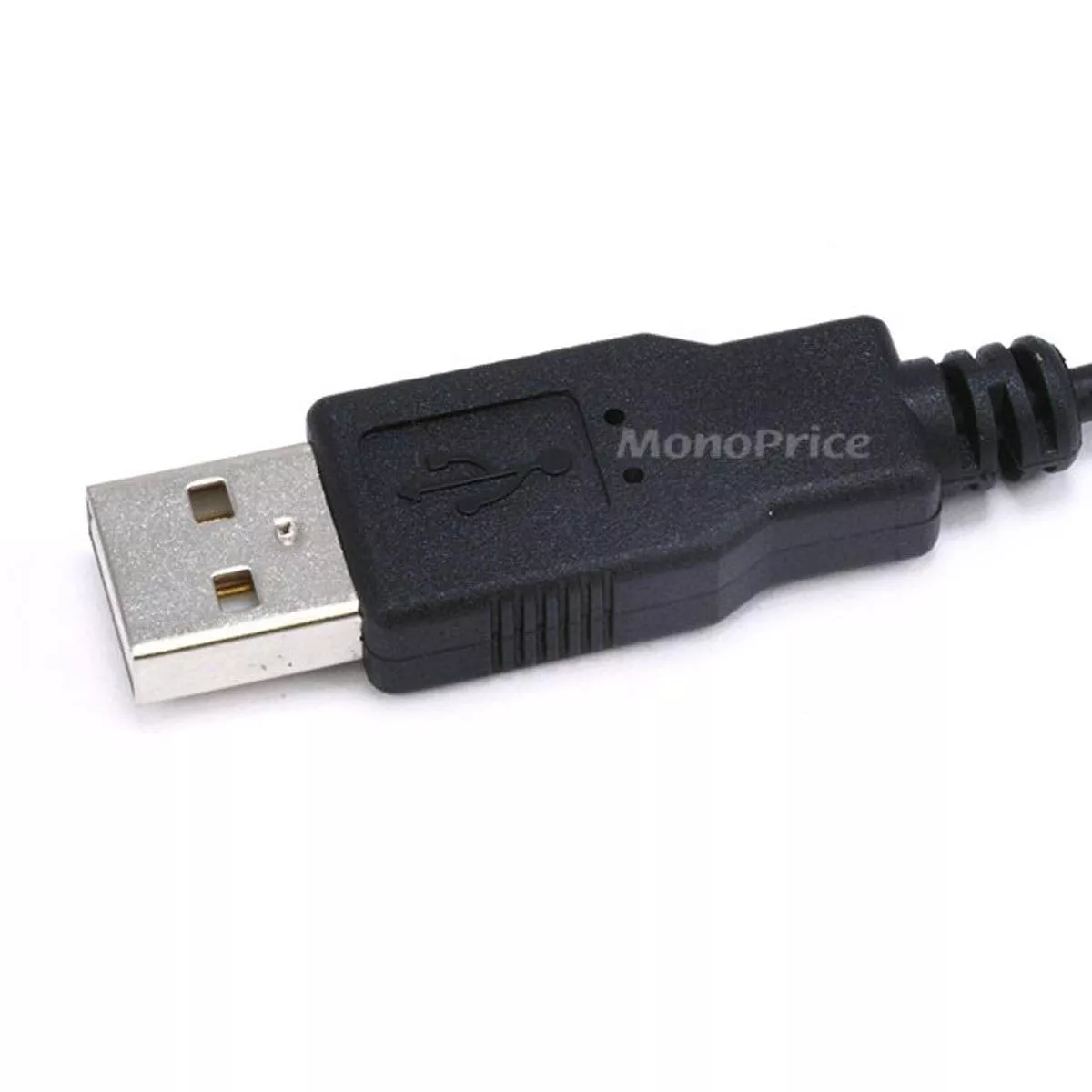 Monoprice USB Cable - 6 Feet - Black | A to Mini-B 8-Pin with Ferrites for Pentax Panasonic Nikon Digital Camera