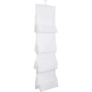 Okuna Outpost 2 Pack Hanging Purse Organizer for Closet Storage, White Mesh (48 x 13.8 in)