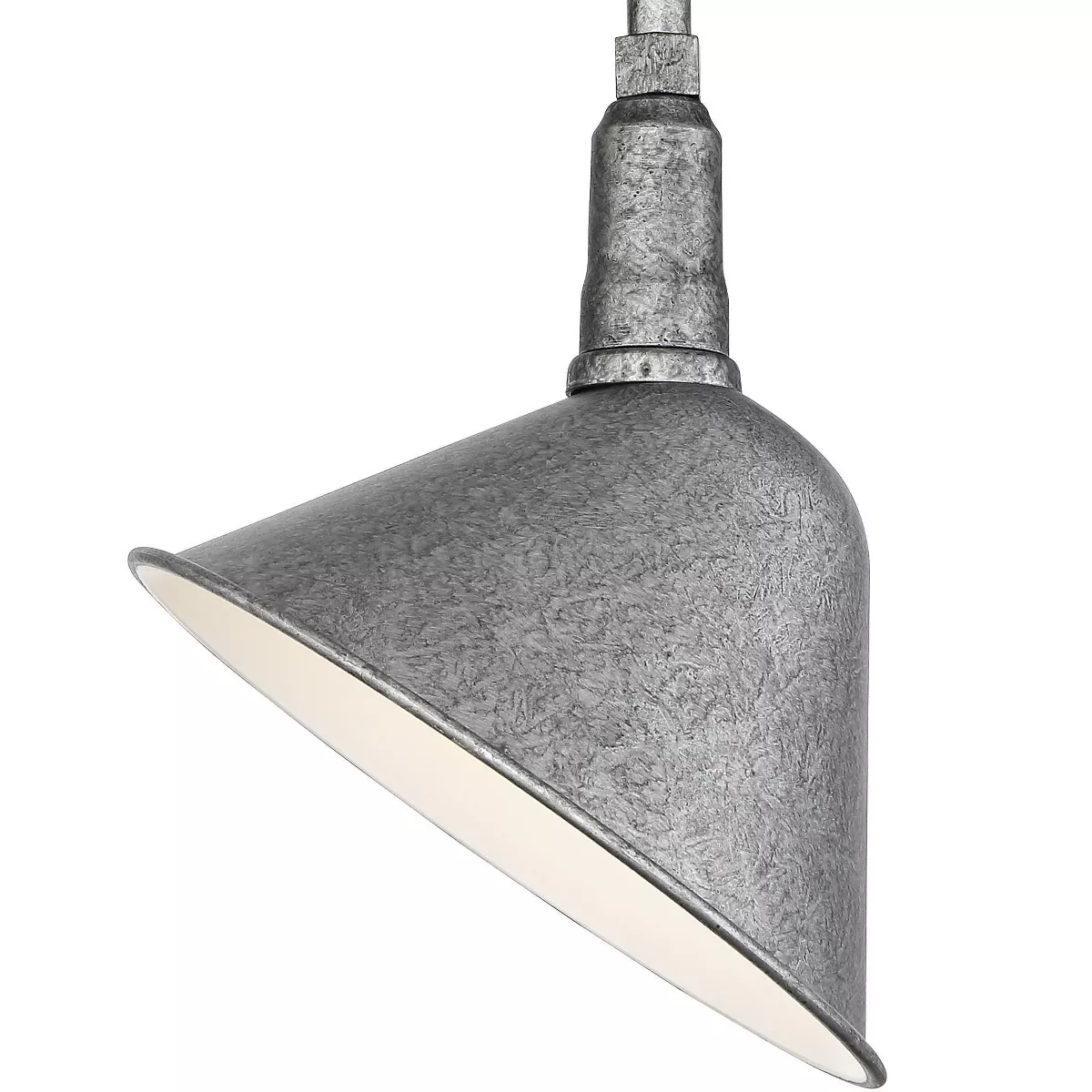 Franklin Iron Works Rustic Farmhouse Outdoor Barn Light Fixture Galvanized 18