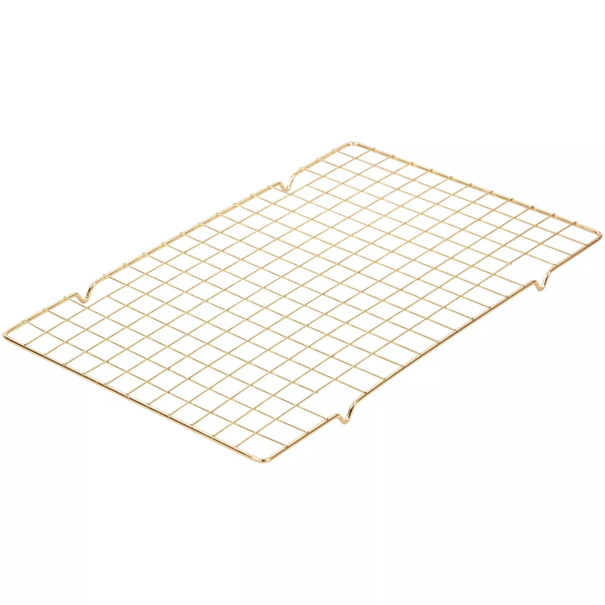 Wilton 2pc Diamond-Infused Non-Stick Large Cookie Sheet with Cooling Rack Navy Blue/Gold