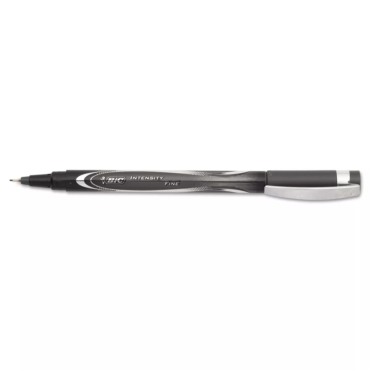 Bic Intensity Permanent Marker Pen .5mm Fine Black Dozen FPIN11BK