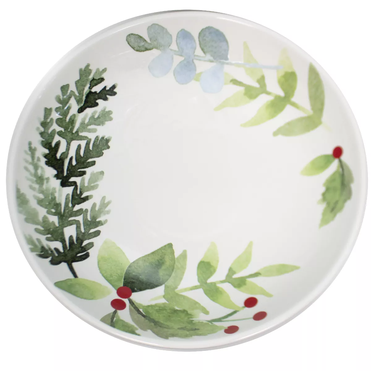 Tabletop 13.25" Winter Berry Serving Bowl Christmas Holly Berry Park Designs - Serving Bowls