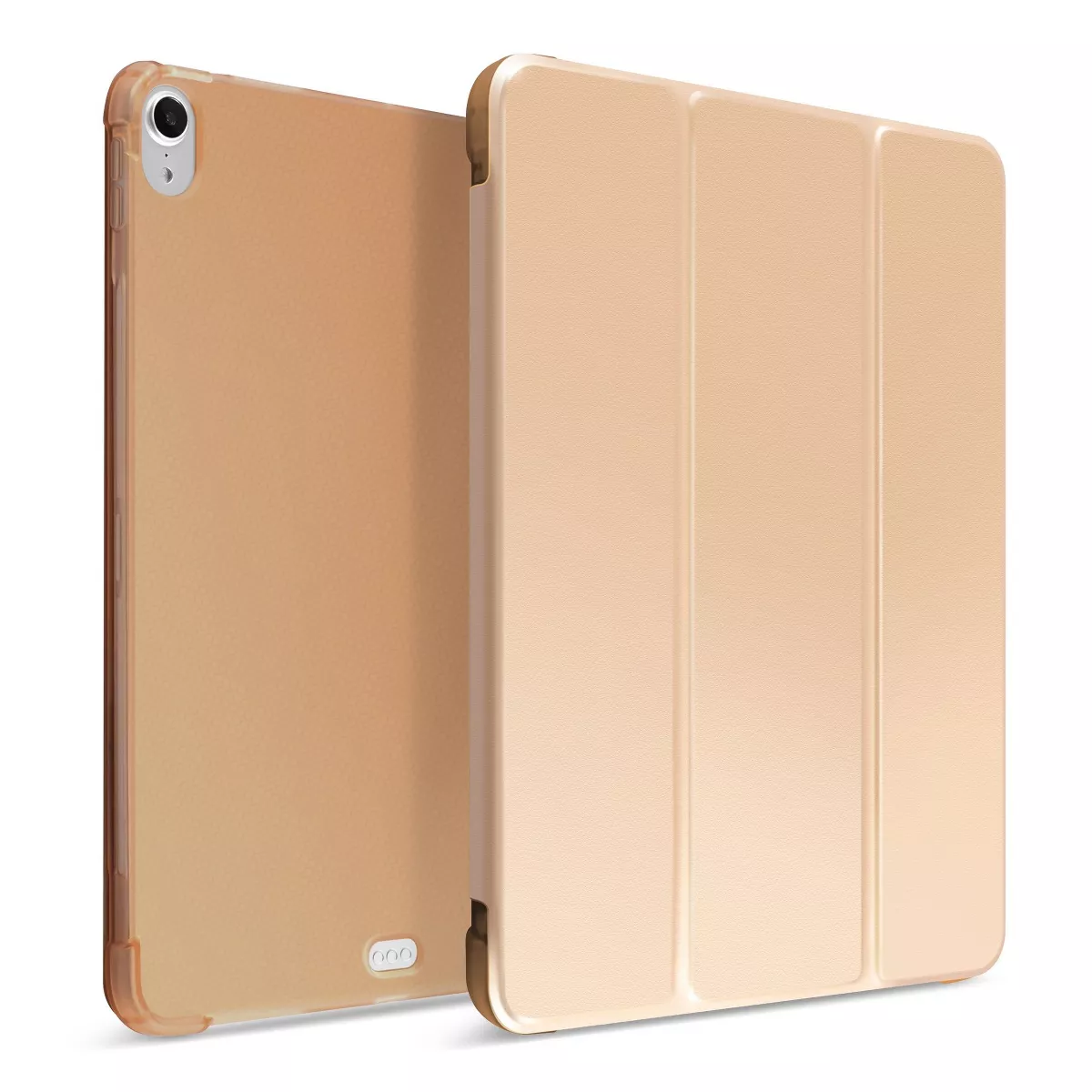 Insten - Tablet Cover Case Compatible with iPad Air 4 10.9 2020 with Pencil Holder, Magnetic Auto Wake/Sleep, Soft Slim, Lightweight, Gold
