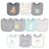 Hudson Baby Infant Boy Cotton Bibs, Best Friends, One Size