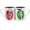 Silver Buffalo Nightmare Before Christmas Jack Holiday Mugs, Set of 2 | Each Holds 14 Ounces