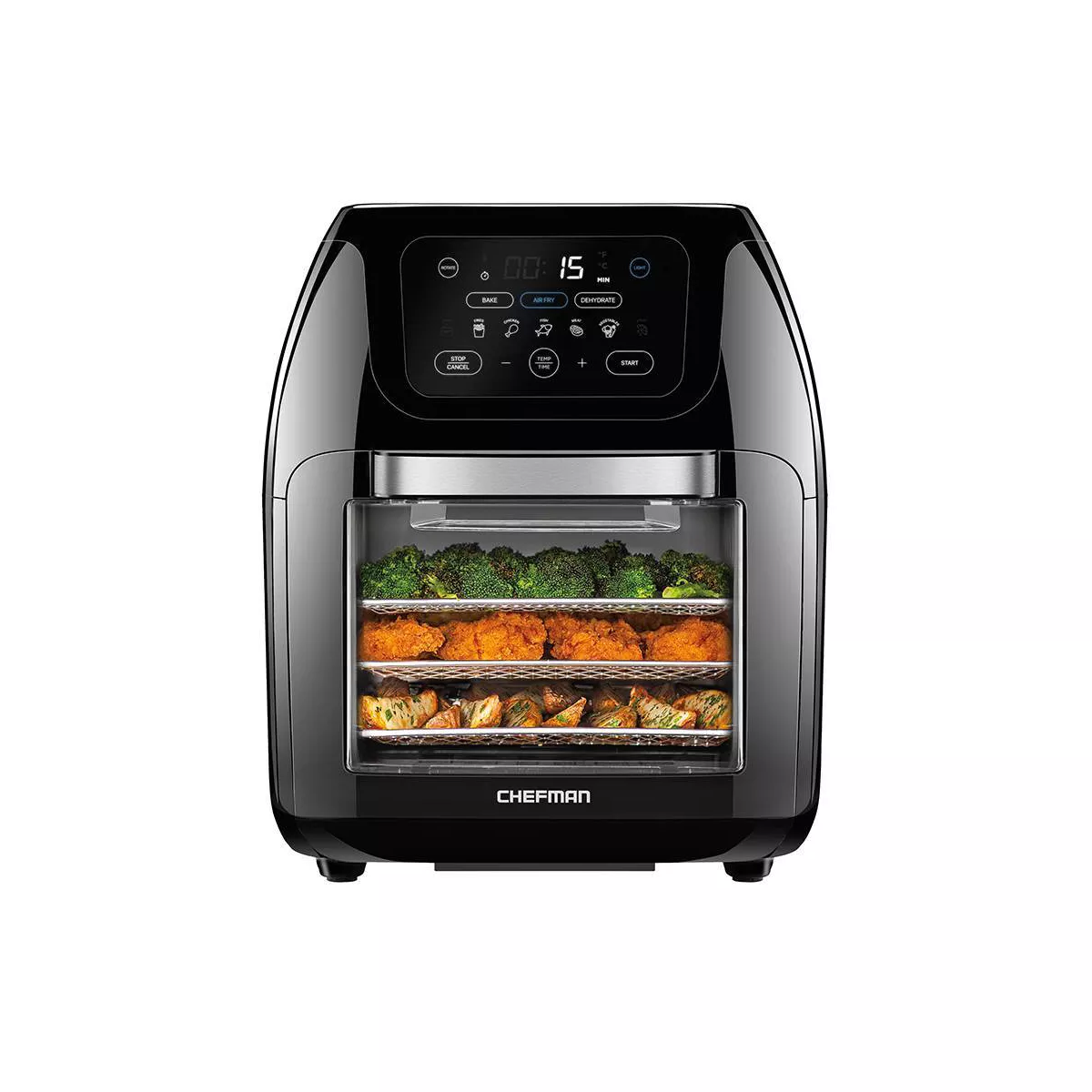 Chefman 10qt Multi-function Air Fryer - RJ38-10-RDO-V2