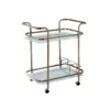 HOMES: Inside + Out Elleria Rectangular Metal Serving Cart Metal/Champagne