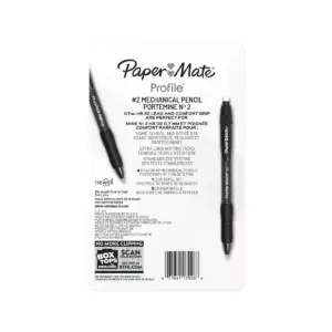 4pk #2 Mechanical Pencils Profile 0.7mm - PaperMate