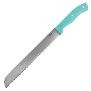 Oster Evansville 14 Piece Stainless Steel Cutlery Set in Light Blue