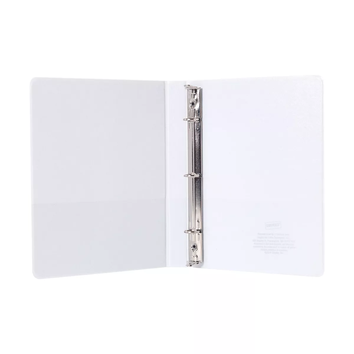 Staples Standard Mini .5-inch 3-Ring View Binder White (26453-CC) 55405/26453