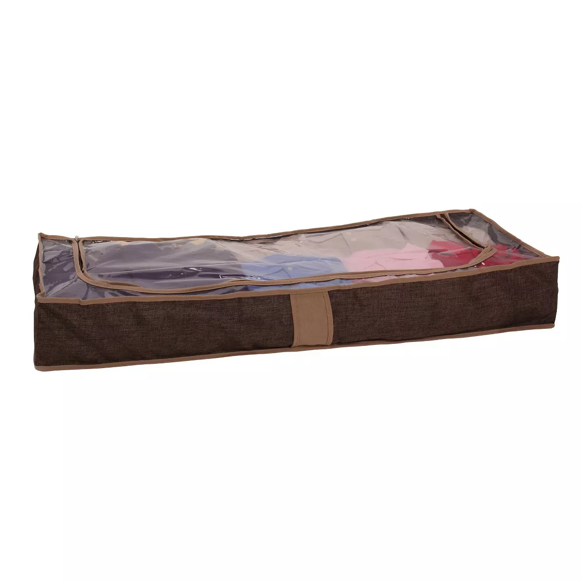 Household Essentials Under Bed Storage Chest Brown