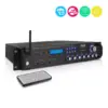 Pyle P2001BT 2,000 Watt Multi Channel Bluetooth Home Theater Hybrid Amplifier Receiver Pre-Amplifier with MP3/USB/SD/AUX Readers and FM Radio, Black
