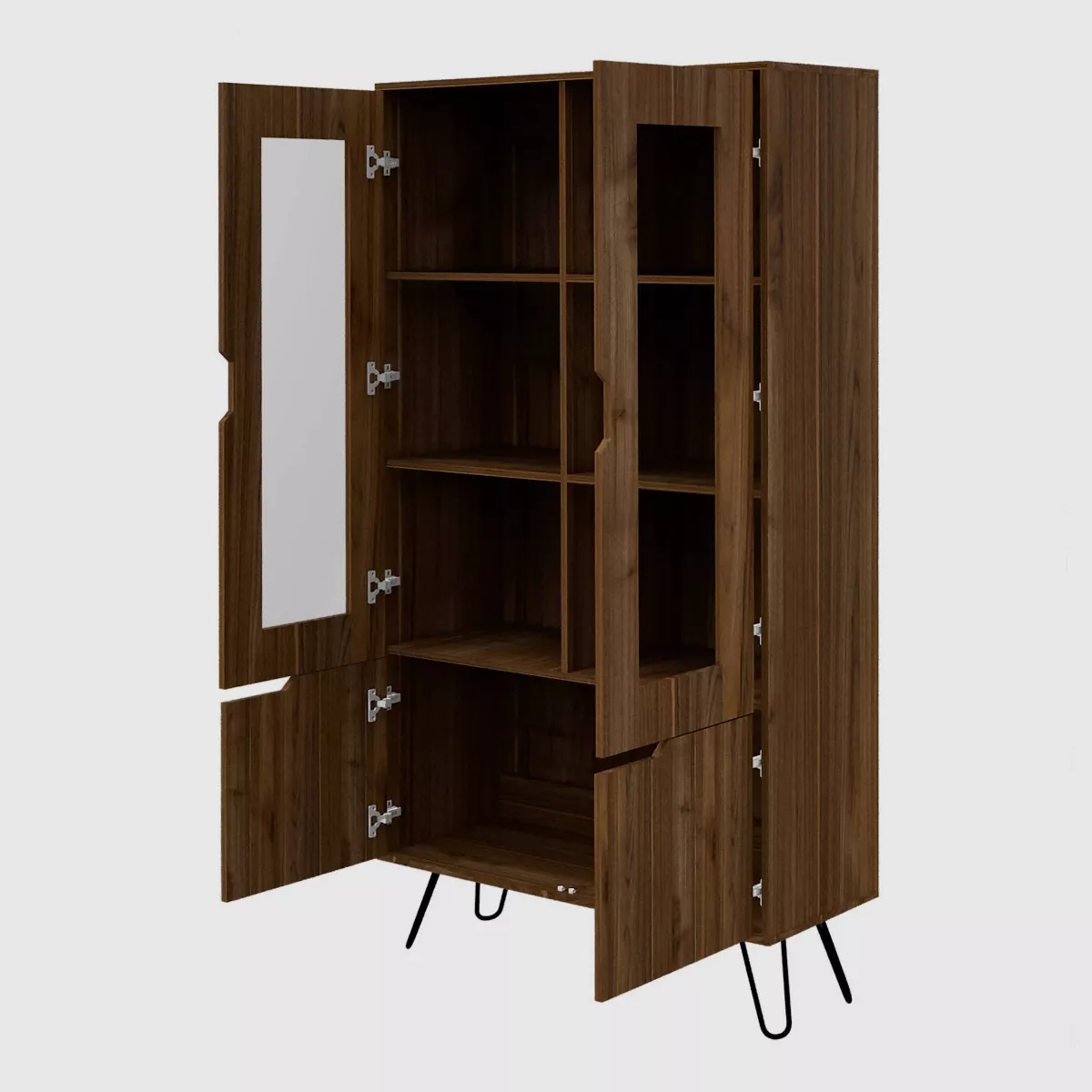 Aster Pantry Cabinet Mahogany - RST Brands