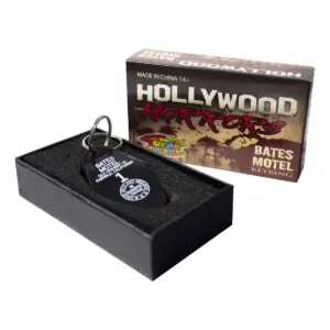 Toynk Bates Motel Keychain | Key Tag From The Movie Psycho | Horror Movie Collectible
