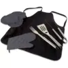 Picnic Time BBQ Apron Tote with Tools, Mitt and Chef's Hat