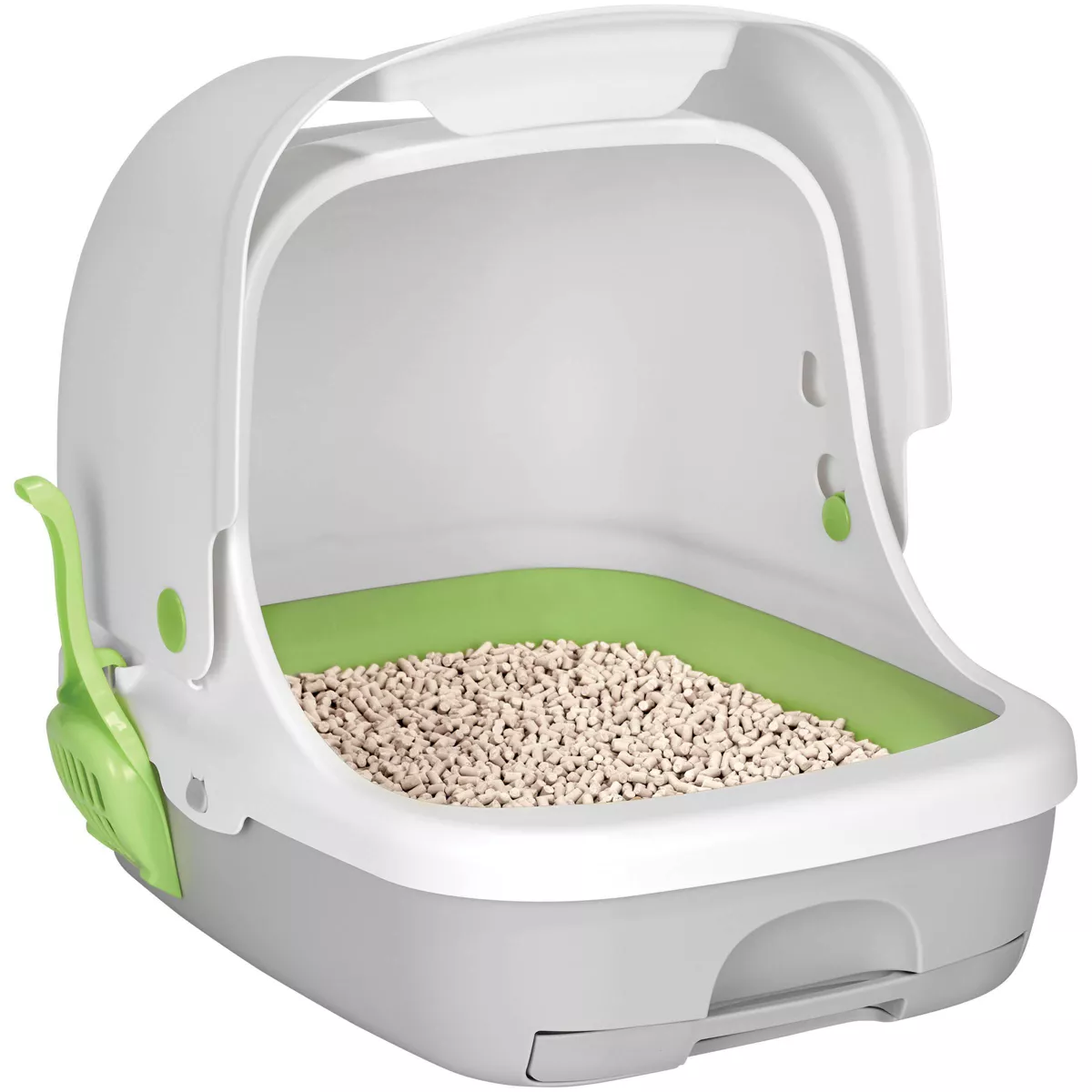 Tidy Cats Breeze Hooded Litter Box System
