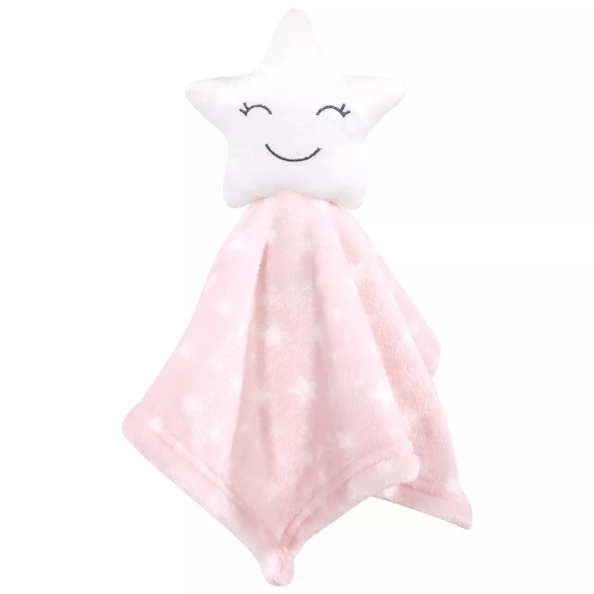 Hudson Baby Infant Girl Plush Blanket with Security Blanket, Star Girl, One Size