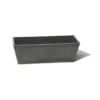 Algreen Valencia Durable Inside/Outside 20 x 7.5 x 6.5 Inches Decorative Windowsill Planter Box, Light Charcoal