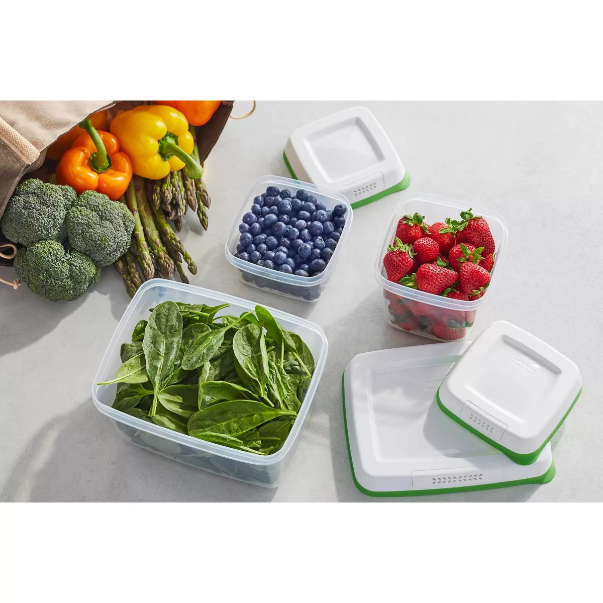 Rubbermaid 7.2 Cup Freshworks Green