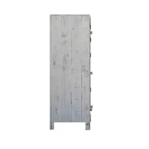 Irving Wine Cabinet Distressed White - Picket House Furnishings