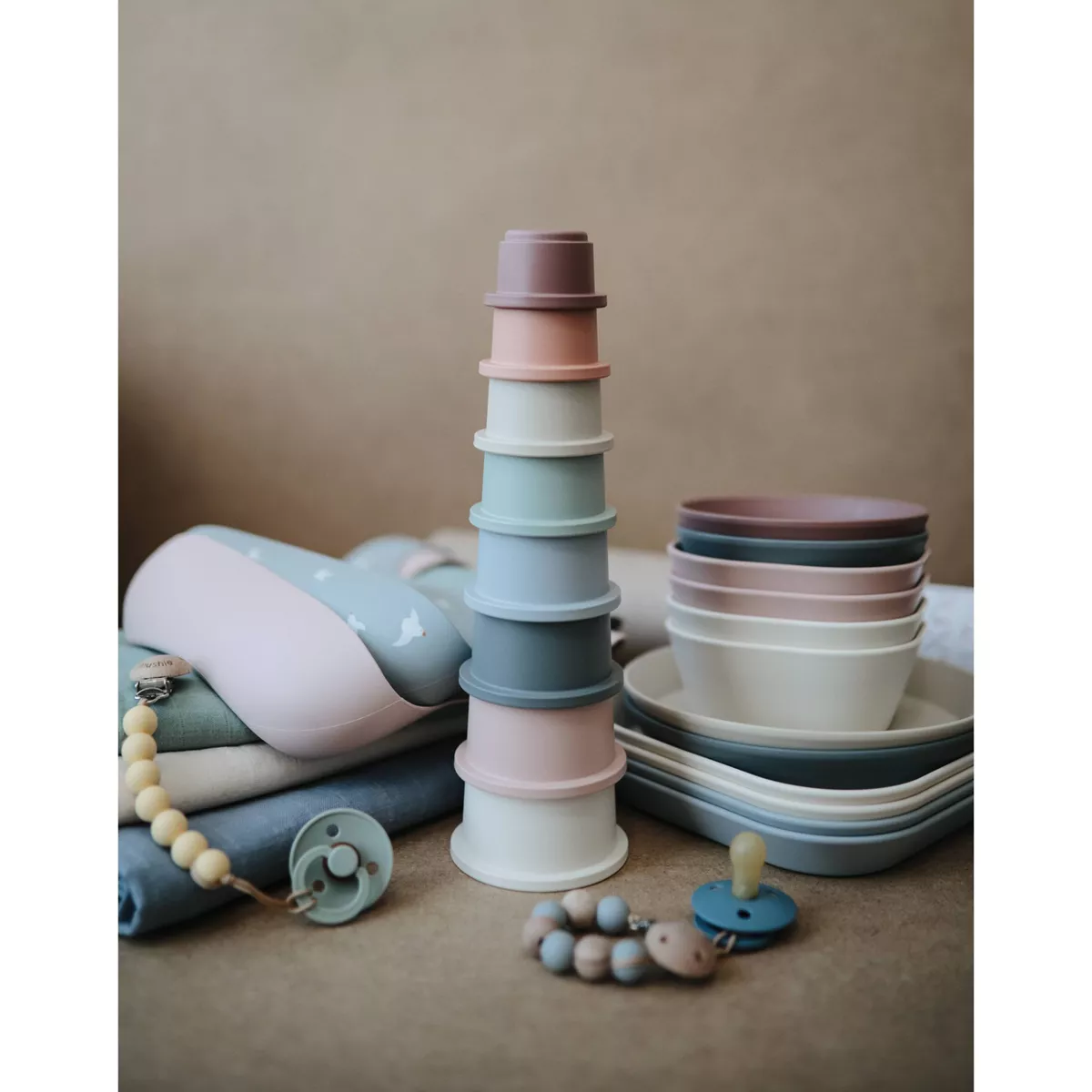 Mushie Stacking Cups