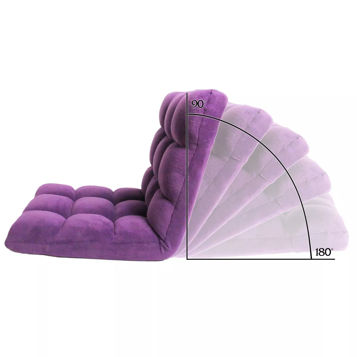 Esme Kids' Recliner Chair Purple - Chic Home
