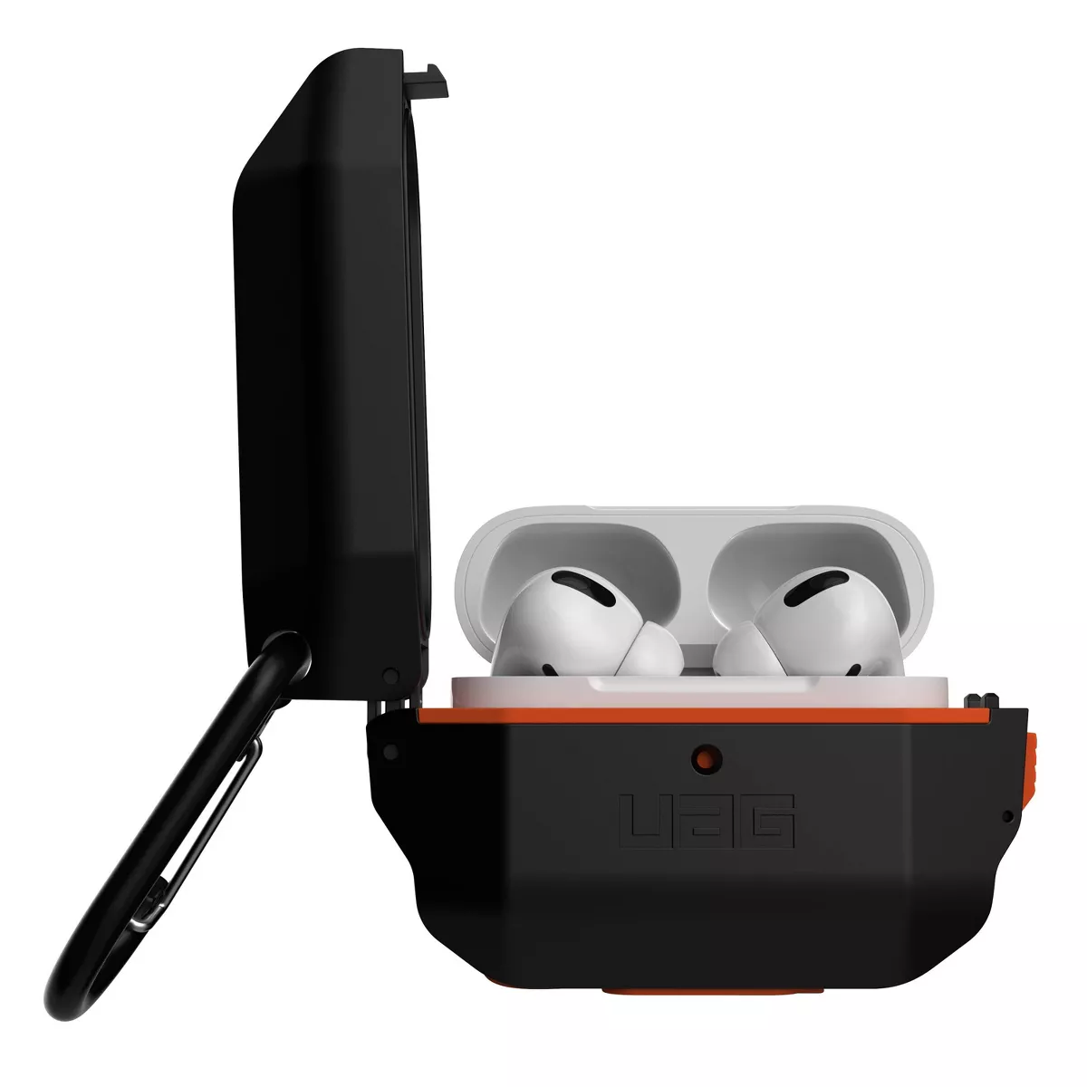 Urban Armor Gear (UAG) Apple Airpods Pro Hardcase Case - Black/Orange