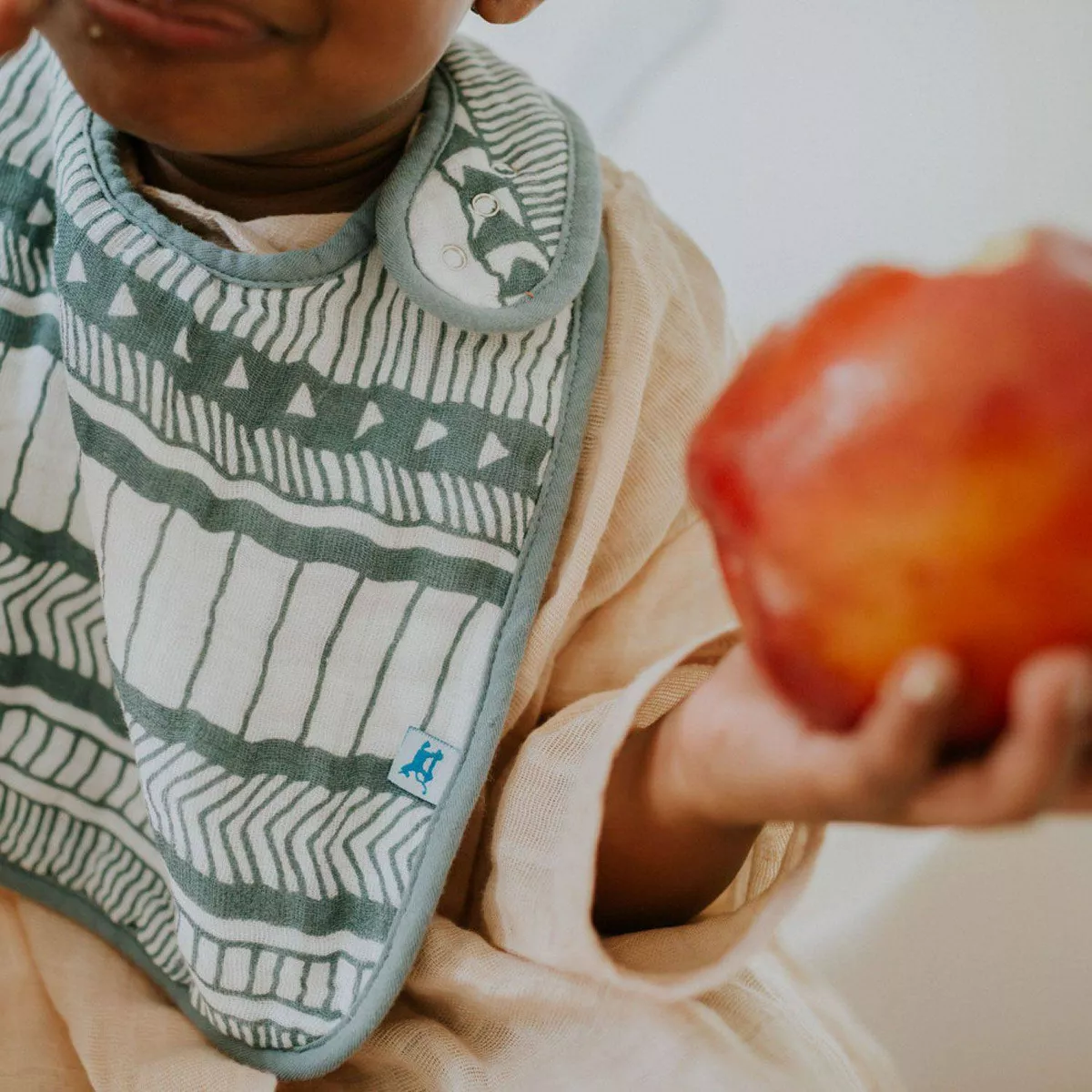 Little Unicorn Cotton Muslin Classic Bib - Bison