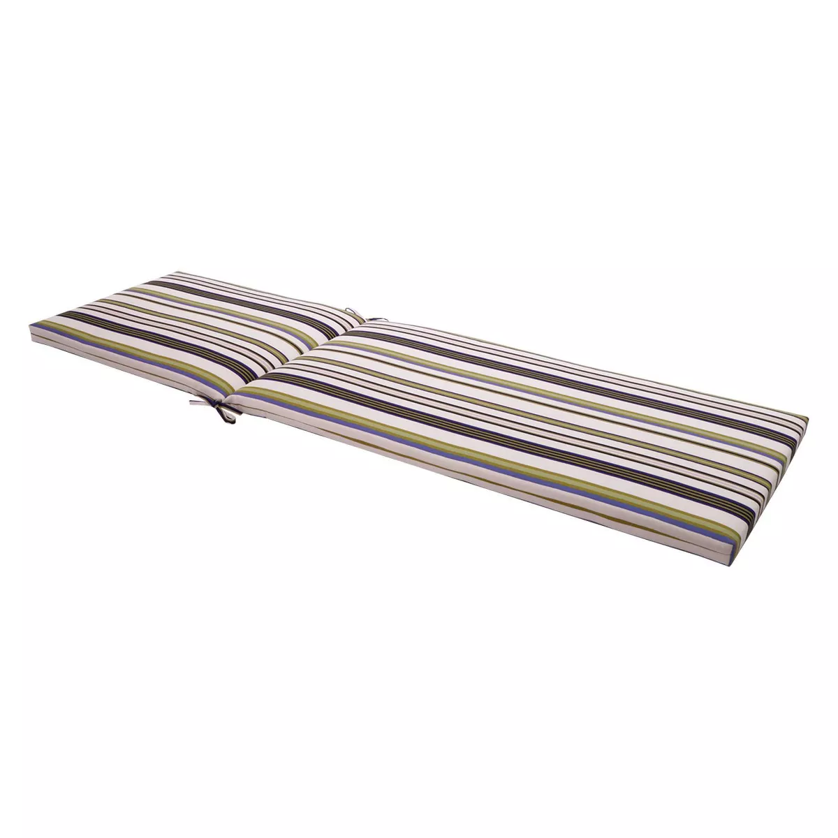 Outdoor Chaise Cushion DuraSeason Fabric™ Green Stripe - Threshold™