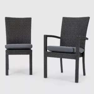 Deco 9pc Rectangle Dining Set - Gray - RST Brands