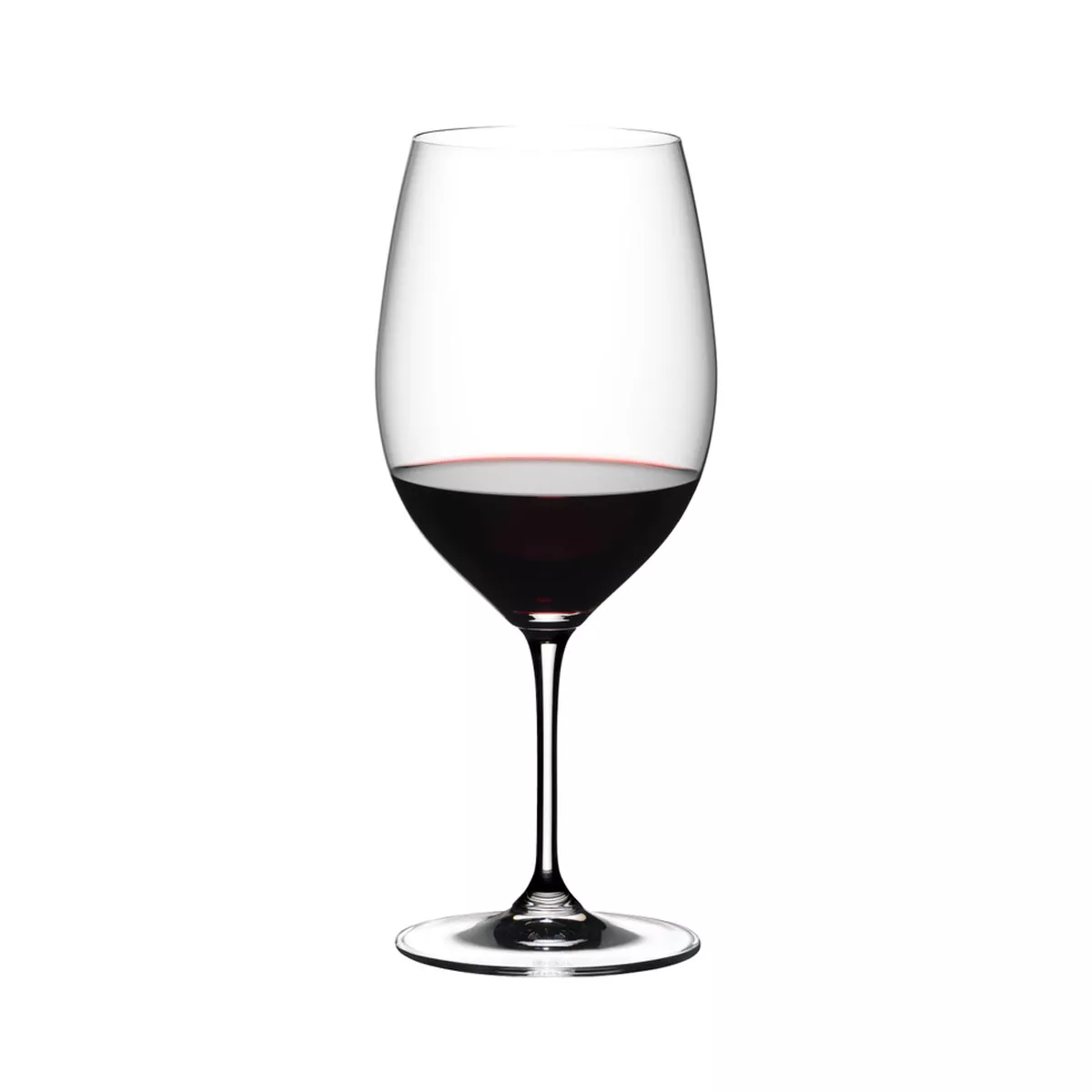 Riedel 6416/0-POL Vinum Cabernet, Souvignon, Merlot, Bordeaux Dishwasher Safe Crystal Red Wine Glass Stemware with Microfiber Polishing Cloth (8 Pack)