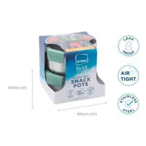 Smash 2pk Snack Pots - 6.7oz