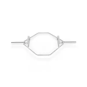 Power Systems 61858 Gym Equipment Squats Deadlift Power Pull Hex Bar with 2 Handle Options