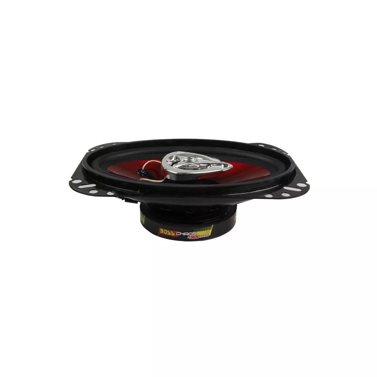 BOSS CH4620 4 x 6 Inch 200W 2 Way Car Coaxial Audio Speakers Stereo, Red (Pair)