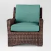 Halsted All Weather Wicker Patio Club Chair - Turquoise - Threshold™